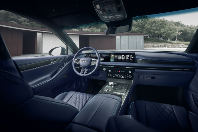 G80 전동화 부분변경 모델 내장. 제네시스 제공